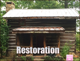 Historic Log Cabin Restoration  Wakeman, Ohio